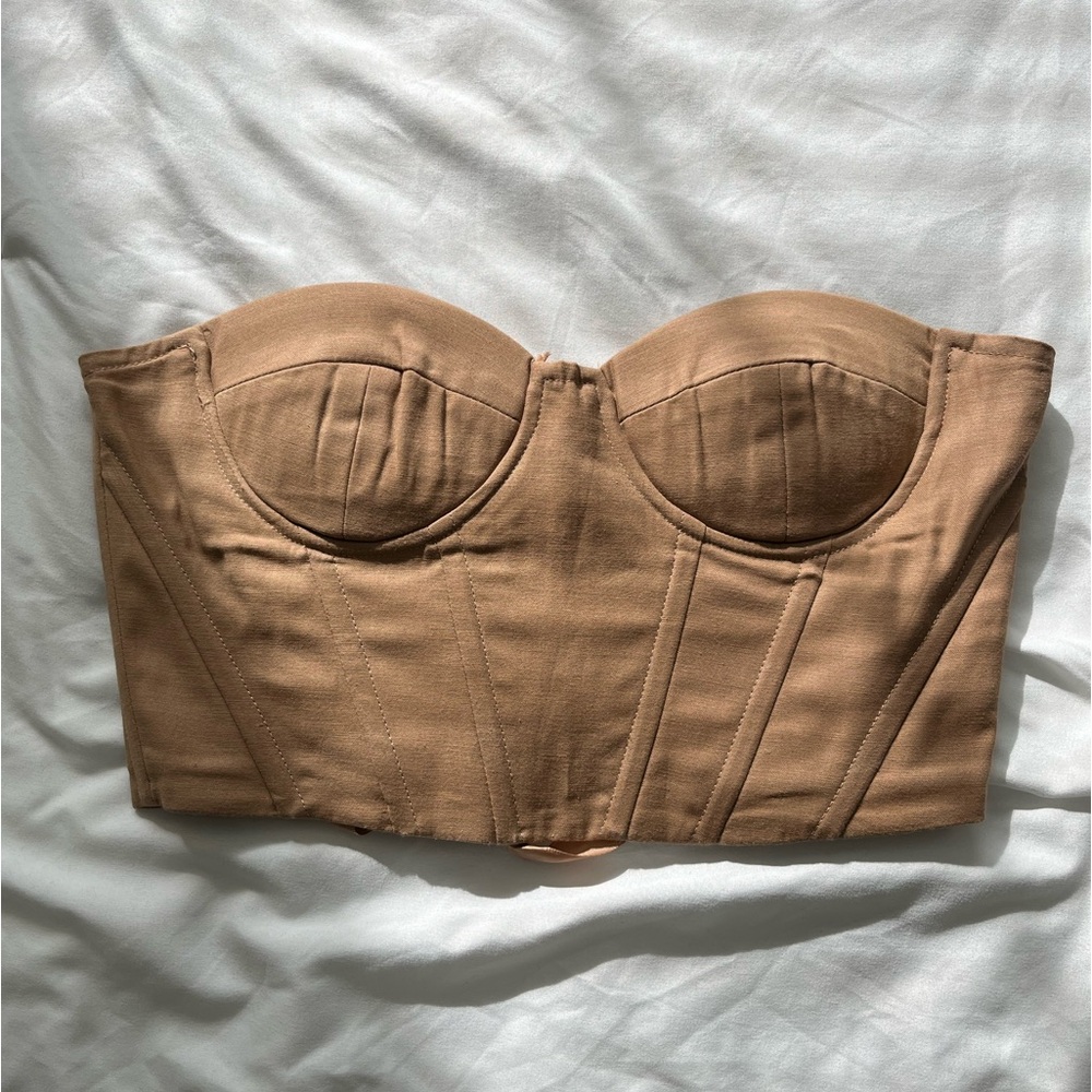 Tan Corset Top